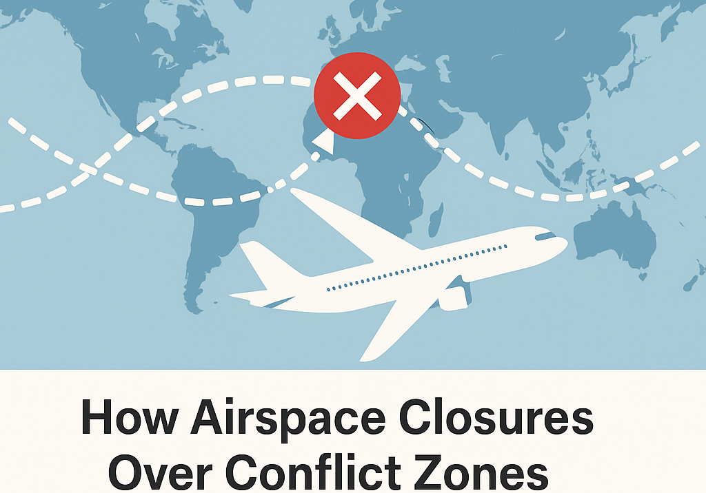 How Airspace Closures Over Conflict Zones Impact Global Aviation