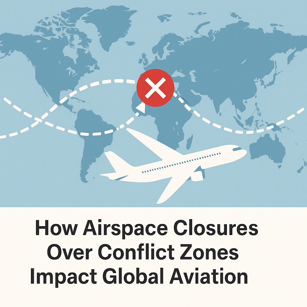 How Airspace Closures Over Conflict Zones Impact Global Aviation